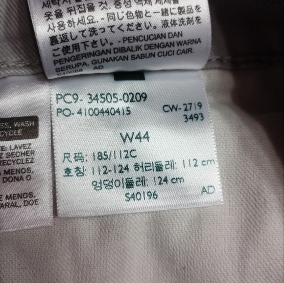 Levi's 505 Gray Denim Jeans Shorts Big and Tall - Picture 2 of 4